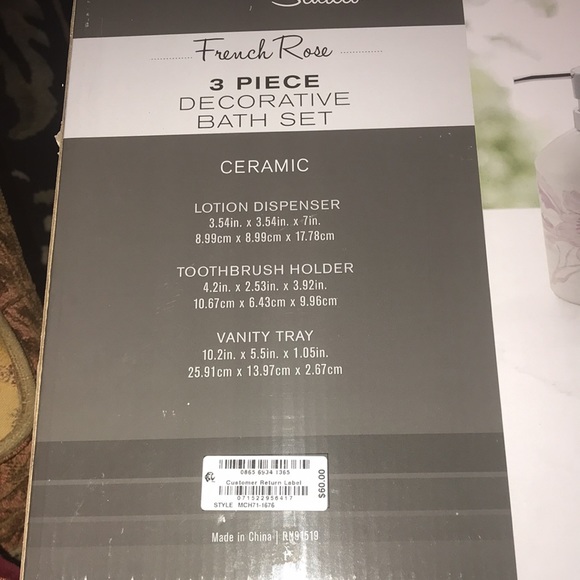 Decor studio 3 pc bath set - Picture 2 of 6